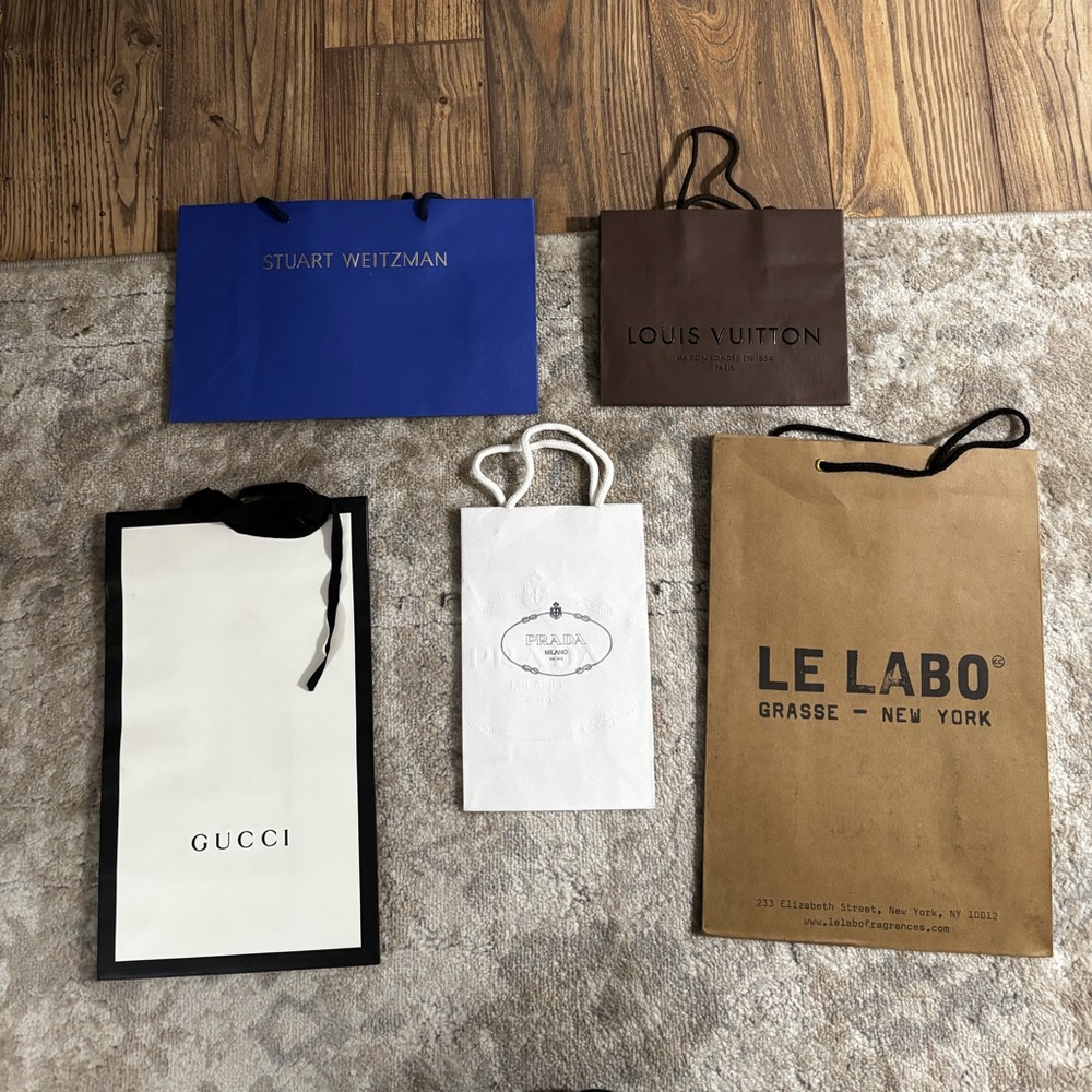Luxury shopping bags